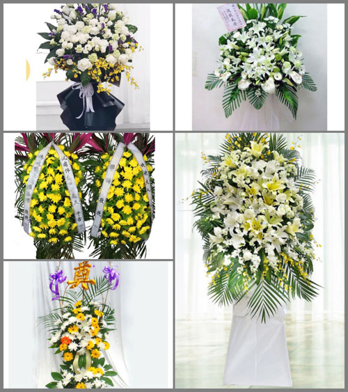 河北沧州南皮县白事花篮预定